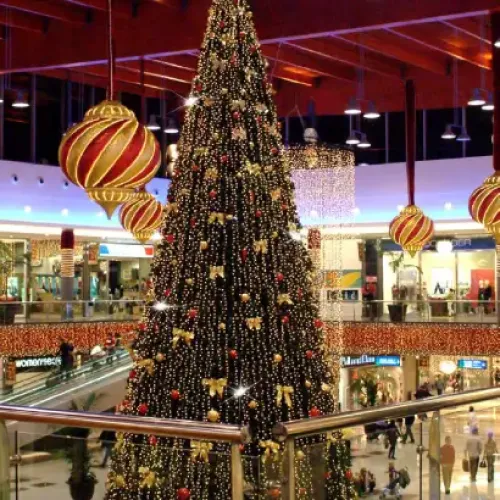 Árbol de Navidad gigante para centros comerciales