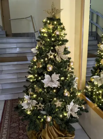 Árbol de Navidad portal comunidad de propietarios