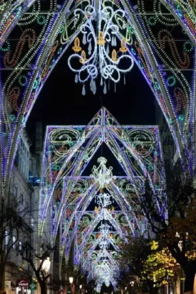 Alquiler luces de Navidad pórtico