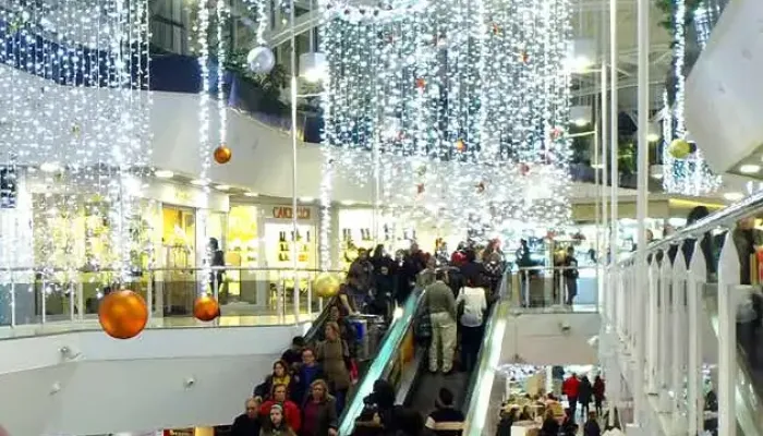 Alquiler alumbrado navideño centros comerciales