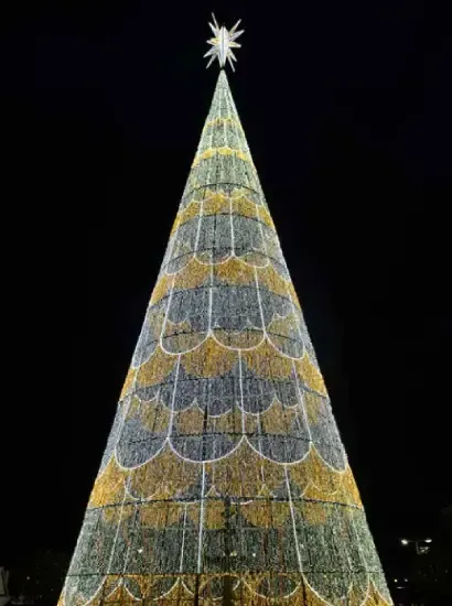 Alquiler árbol de Navidad gigante motivos