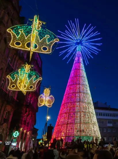 Alquiler árbol de Navidad gigante plaza